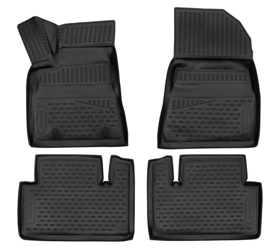 Tapetes Interiores Completos em Borracha Tesla Modelo 3 2019-> image db FM37002