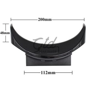 Friso Preto Brilhante Botão Consola 200mm Mercedes-Benz Classe C GLC W205 X253 2014-2021 - Image 4