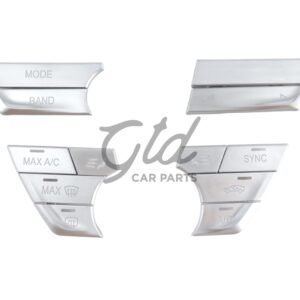 Botões Cromados Módulo Ar Condicionado / Rádio BMW Série 5 6GT 7 G30 G11 2016-2023 Versão 3 - Image 1