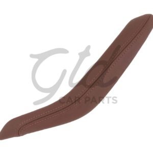 Capa Puxador Traseiro Esquerdo Pele Vermelho Acastanhado BMW X5 X6 F15 F16 2014-2018 - Image 1