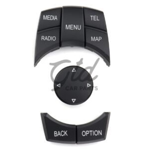 Conjunto de 6 Botões IDRIVE CIC BMW 1/2/3/4/5/6/7 X3 X4 X5 X6 - MEDIA - Image 3