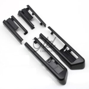 Pack 4 Frisos para Calhas Bancos Preto BMW 5 5GT 7 F10 F01 F07 Pré LCI - Image 1