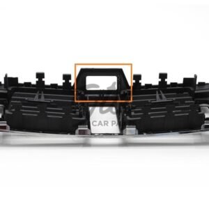Ventilação Central Frontal Preta Mercedes-Benz Classe C W204 2007-2011 C/ Recorte p/ Botões - Image 3