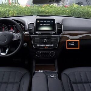Puxador Porta-Luvas Cromado Mercedes-Benz GL ML GLS GLE W166 W292 2012-2019 Versão 2 - Image 3