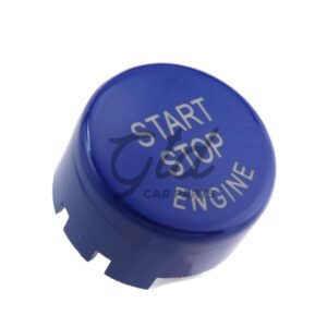 Botão Start Stop Azul Brilhante BMW Série 1/2/3/5/6/7 X1 X3 X4 X5 X6 F21 F22 F10 F11 Versão 2 - Image 1