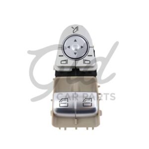 Comutador Vidros Condutor Bege Mercedes-Benz Classe C W205 2015-2021 C/ Esp. Rebatível - Image 3