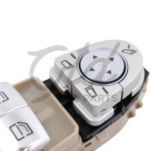 Comutador Vidros Condutor Bege Mercedes-Benz Classe C W205 2015-2021 C/ Esp. Rebatível - Image 5