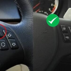 Botão Volante Vermelho ''M'' BMW Série 1 3 E81 E82 E87 E88 E90 E91 E92 E93 2004-2012 - Image 3