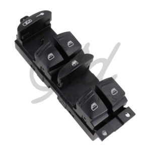 Comutador Vidros Passageiro Preto Porsche Cayenne 2003-2010 - Image 1