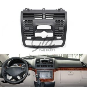 Grelha / Consola Ventilação Central Preta Mercedes-Benz Viano Vito W636 W639 2010-2015 Versão 2 - Image 3