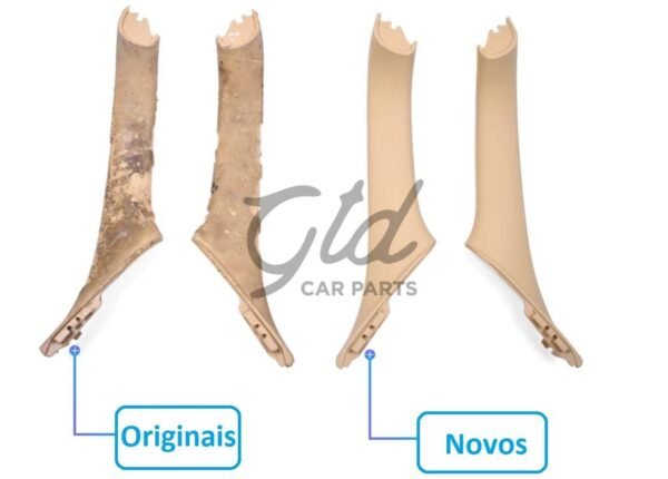 3969 kit puxadores pretos bmw serie 5 f10 f11 f18 c esp. rebativel 2