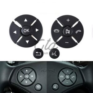 Botões Volante Preto Mercedes-Benz Classe S CL W221 W216 2010-2021 - Image 2