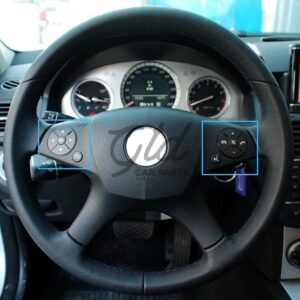 Botões Volante Preto Mercedes-Benz Classe C E GLK W204 W212 W207 X204 2007-2013 - Image 3
