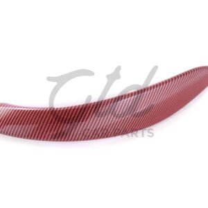 Capa Puxador Direito Frontal / Traseira Vermelho Efeito Carbono BMW Série 3/4 F30 F31 F32 F36 2012-2017 - Image 4