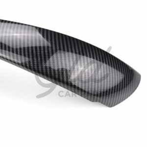 Capa Puxador Frontal / Traseiro Esquerdo Preto Efeito Carbono BMW Série 1 E81 E82 E87 E88 2006-2012 - Image 2