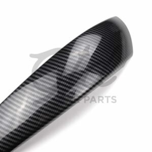 Capa Puxador Frontal / Traseiro Direito Preto Efeito Carbono BMW Série 1 E81 E82 E87 E88 2006-2012 - Image 2