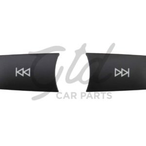 BOTÕES RÁDIO ''SETAS'' PRETO MATTE MERCEDES-BENZ CLASSE C E GLK W204 2009-2016 MODELO A - Image 3