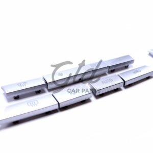 Conjunto de 11 botões Módulo Ar Condicionado Cinza BMW Série 5/6/7 F10 F11 F01 F02 F06 - Image 2