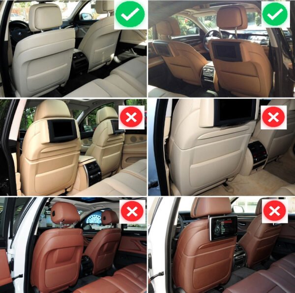 8239 wgqbtampa interior do painel de armazenamento do encosto do assento dianteiro do carro bmw 5 7