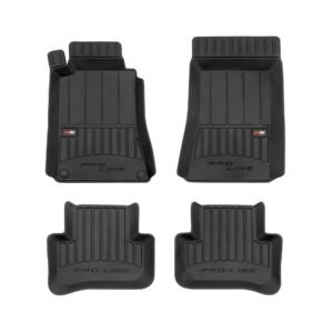 PACK 4 TAPETES BORRACHA PRO-LINE MERCEDES-BENZ CLASSE C CL203 2000-2007 - Image 1