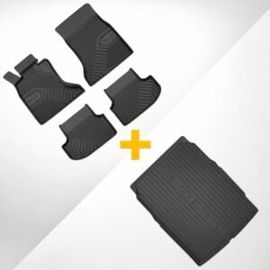 PACK TAPETES INTERIORES NO.77 + MALA DRYZONE BMW SÉRIE 5 F10 CARRO LCI 2013-2017 - Image 1