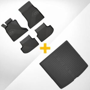PACK TAPETES INTERIORES NO.77 + MALA DRYZONE BMW SERIE 5 F11 LCI CARRINHA 2013-2017 - Image 1