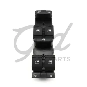 COMUTADOR VIDROS CONDUTOR VOLKSWAGEN GOLF BORA PASSAT 1996-2005 12 PINOS - 1JD 959 857 - Image 2